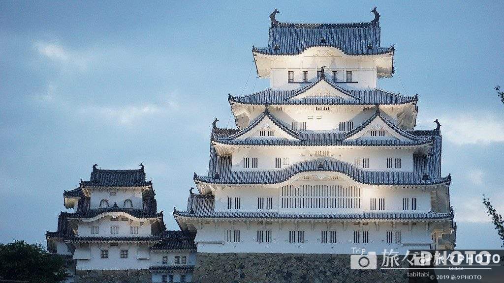 姫路城のライトアップ