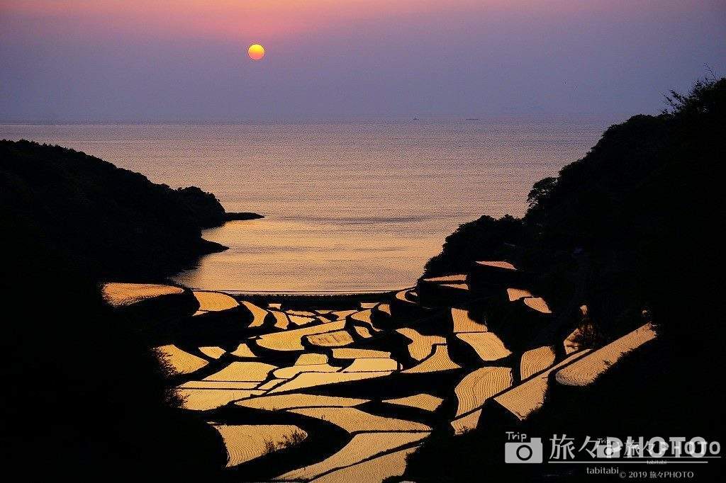 浜野浦の棚田19:00