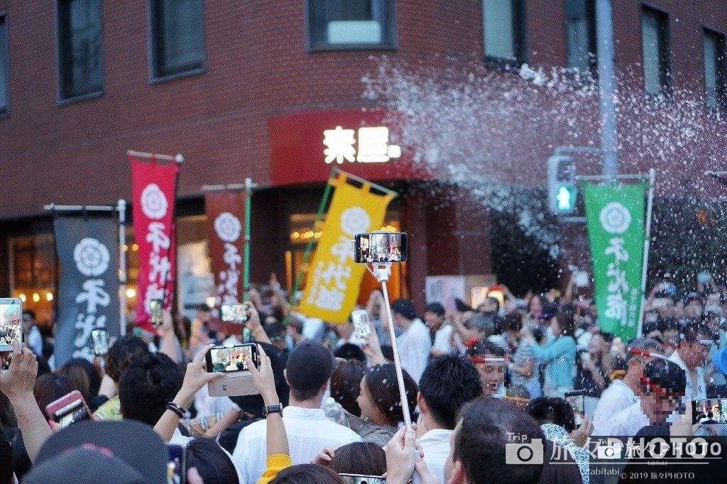 博多祇園山笠 追い山 上西町通り