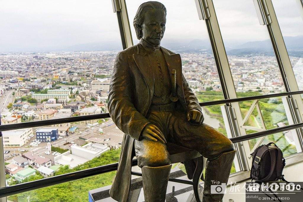五稜郭タワー展望室2階の土方歳三像