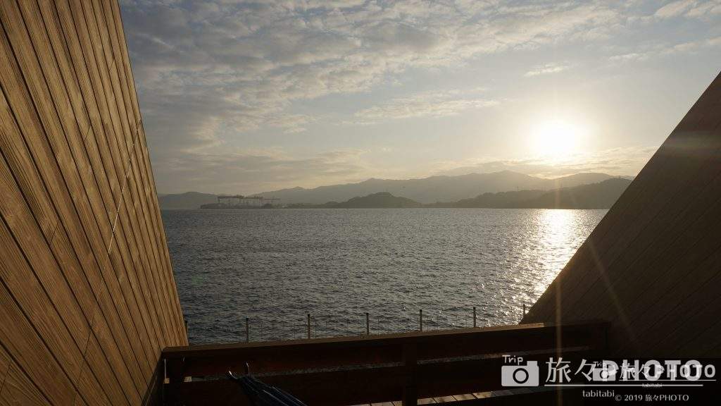伊王島テラスロッジから見える海
