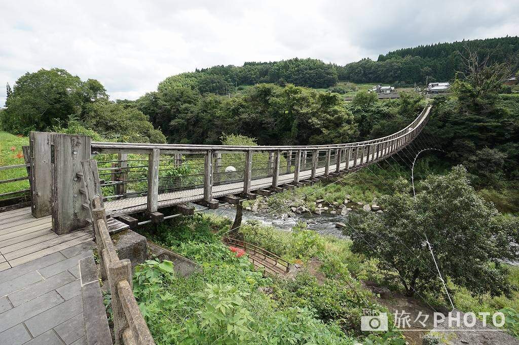 原尻の滝の橋