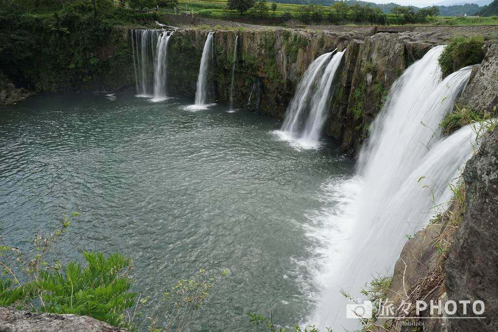 原尻の滝 上から