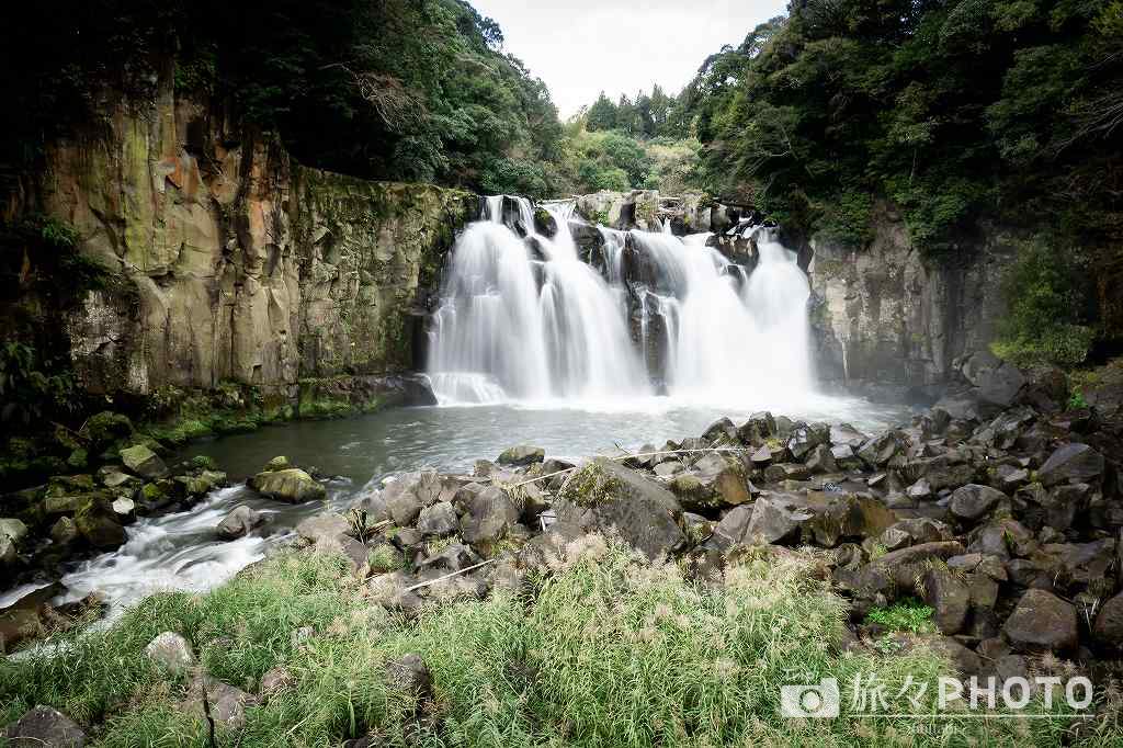 関之尾滝 吊り橋