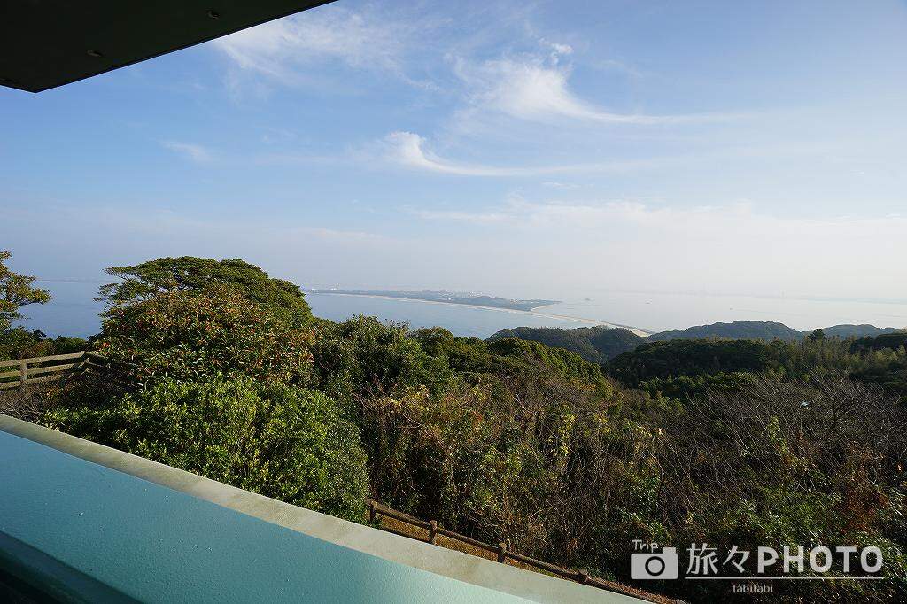 潮見公園の展望台