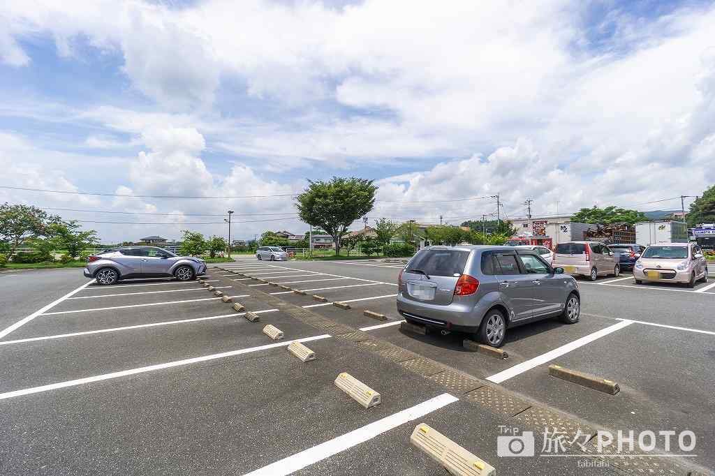 三連水車の里あさくらの駐車場