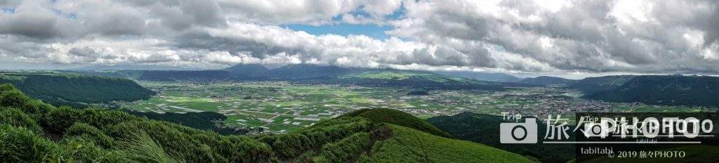 大観峰からの景色パノラマ