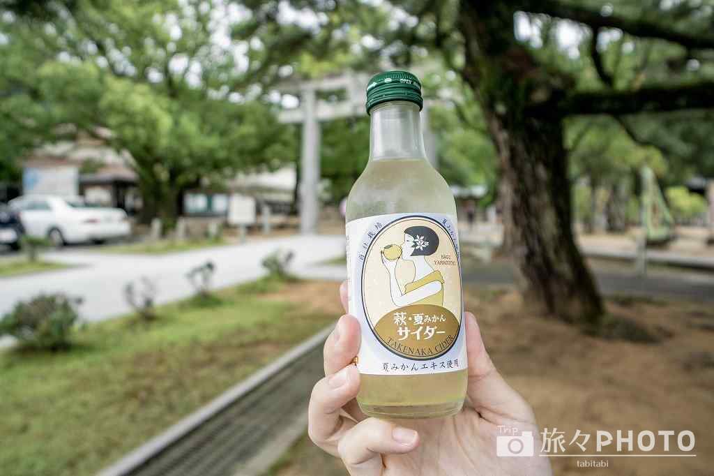 松陰神社 夏みかんサイダー