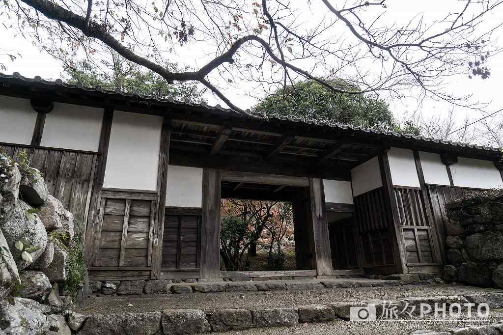 秋月城跡の長屋門