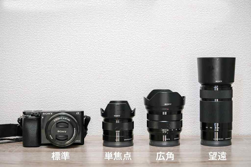 sony α6000【単焦点レンズ＋広角コンバーター＋望遠レンズセット ...