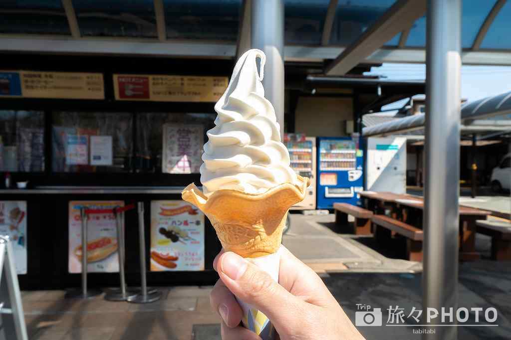 道の駅阿蘇のソフトクリーム