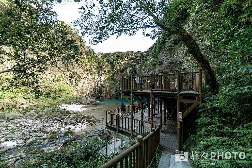 雄川の滝の展望所