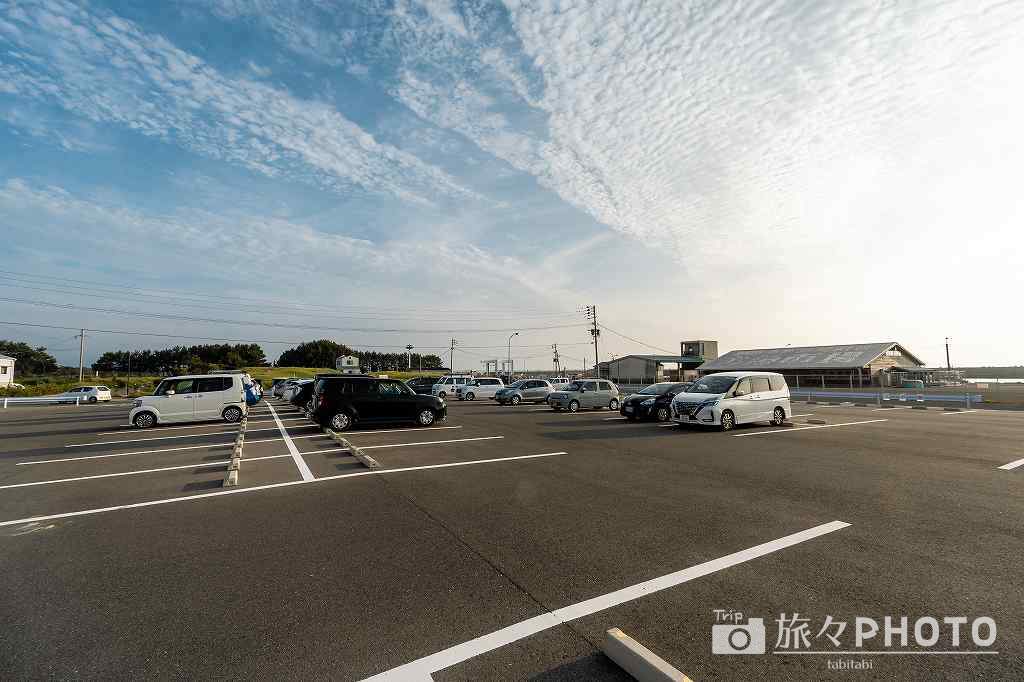 福間漁港海浜公園駐車場（約150台）