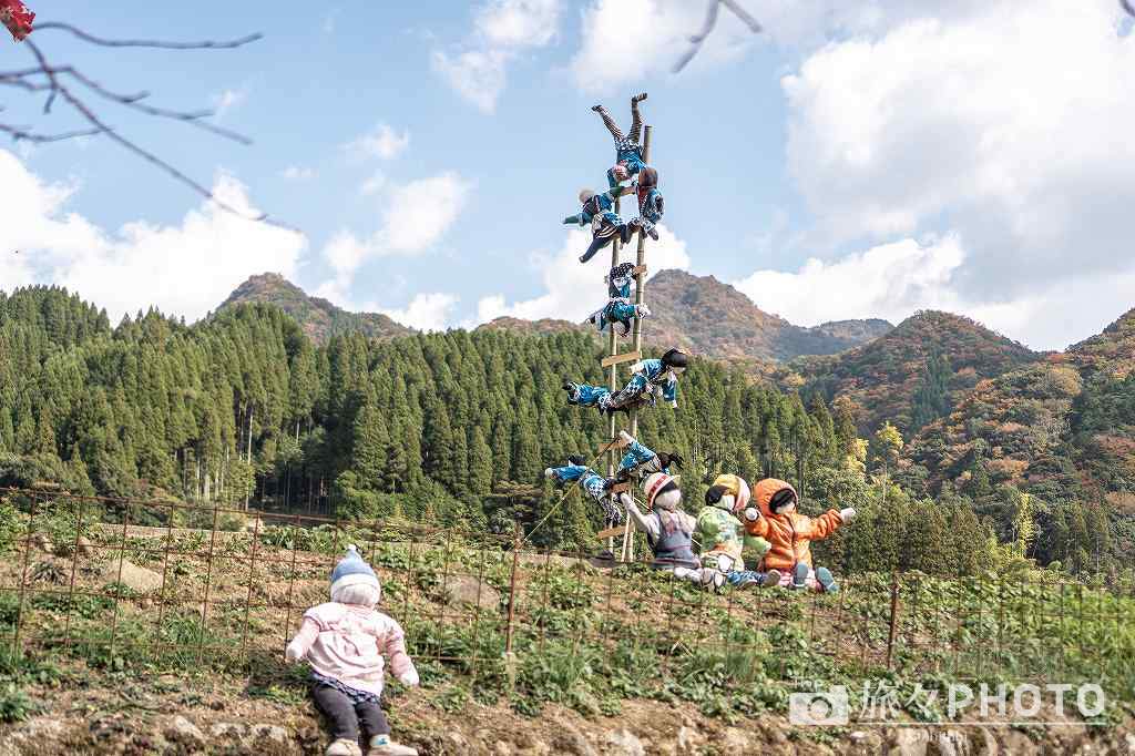 猿飛千壺峡のかかし祭り