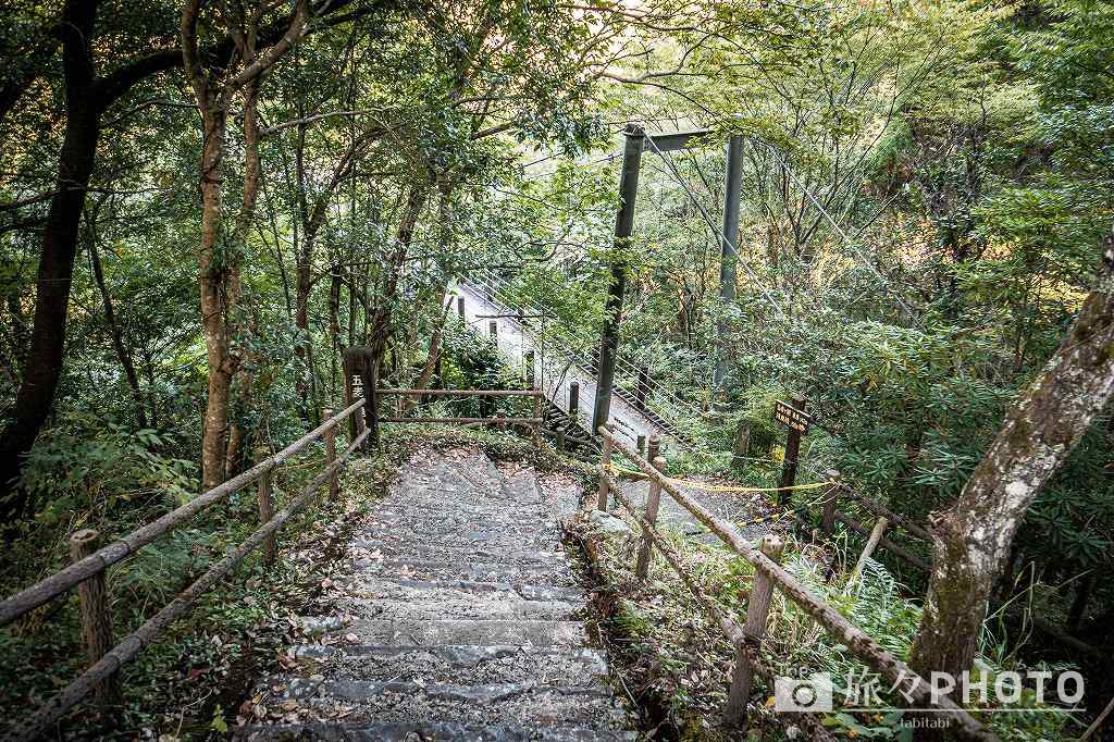 五老ヶ滝の吊り橋