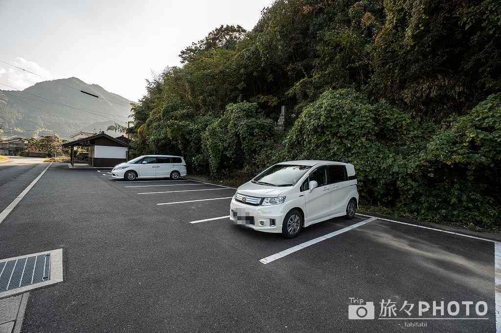 平田城跡の駐車場
