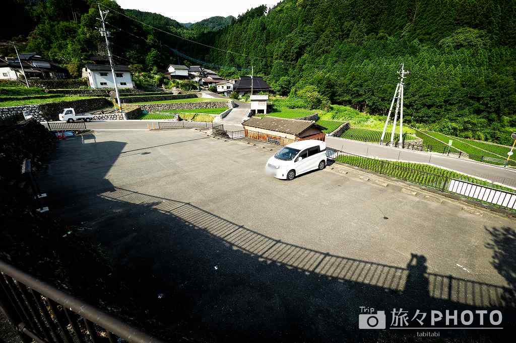 竹地区の棚田 駐車場